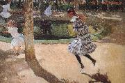 Joaquin Sorolla, Elaine and Mary in the skipping